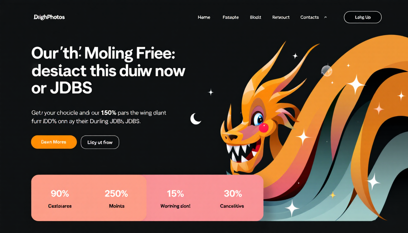 Ejemplo de una landing page